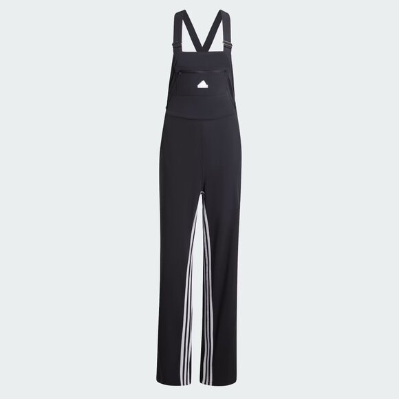 Adidas ALL-GENDER Dance DUNGAREE jumpsuit nylon overalls IN1816 Black XS New NWT - Picture 4 of 16